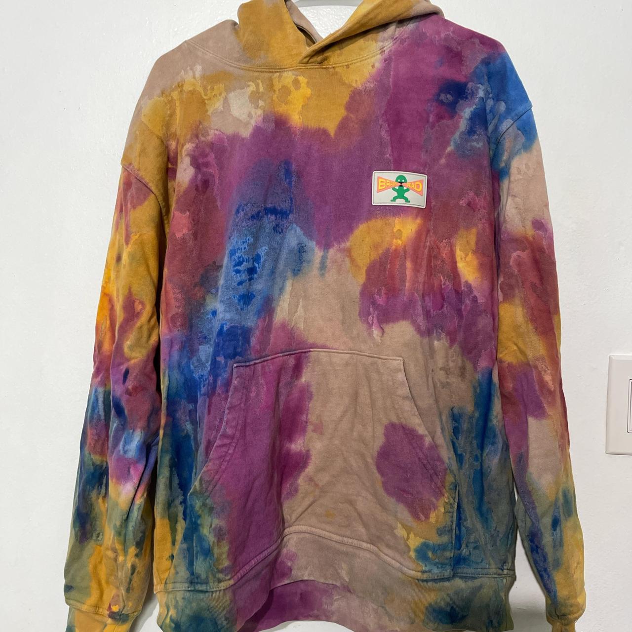 Brain dead marble dye hoodie best sale