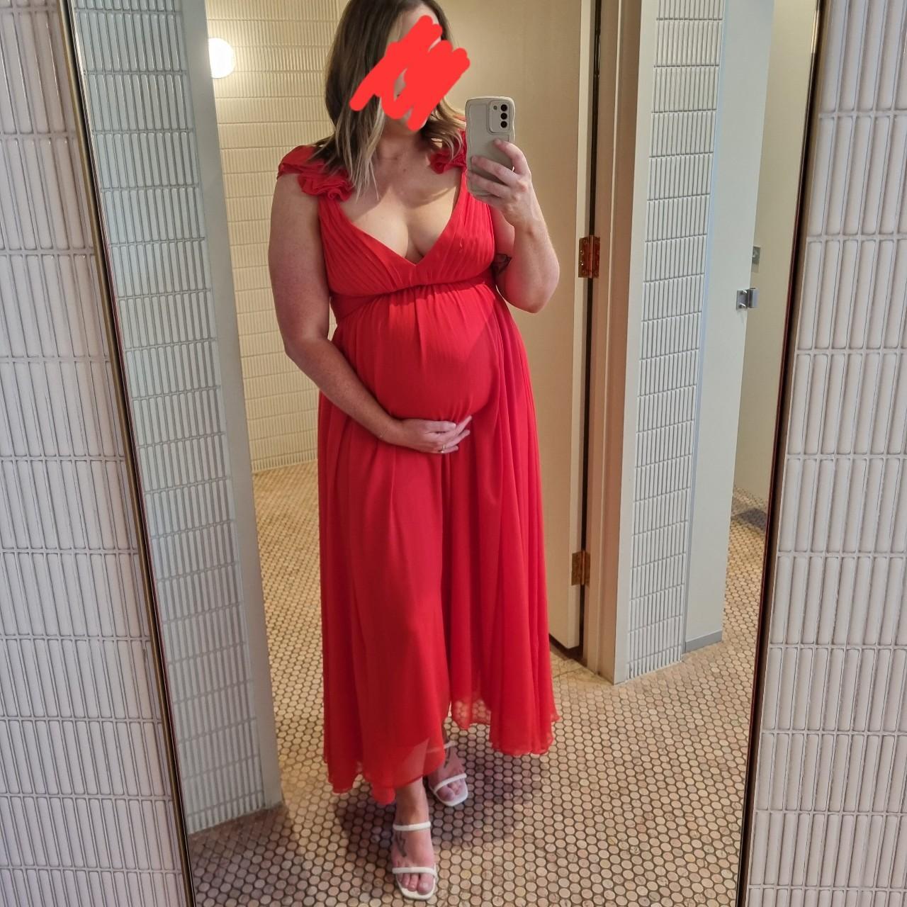 Naomi Ruffle Maxi Dress Fashion Nova Red Ruffle Dress Make You Mine Satin  Maxi Dress From Fashion Nova TikTok Shop