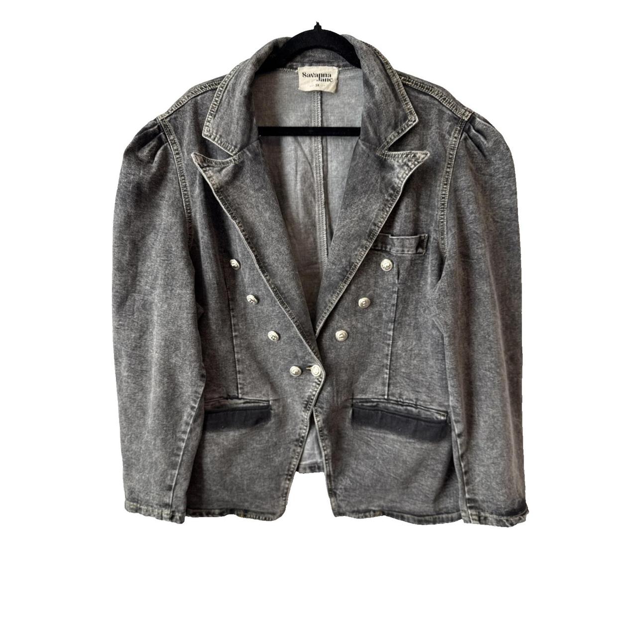 Source Unknown Women's Blazer Jacket - Grey/Black… - image 1