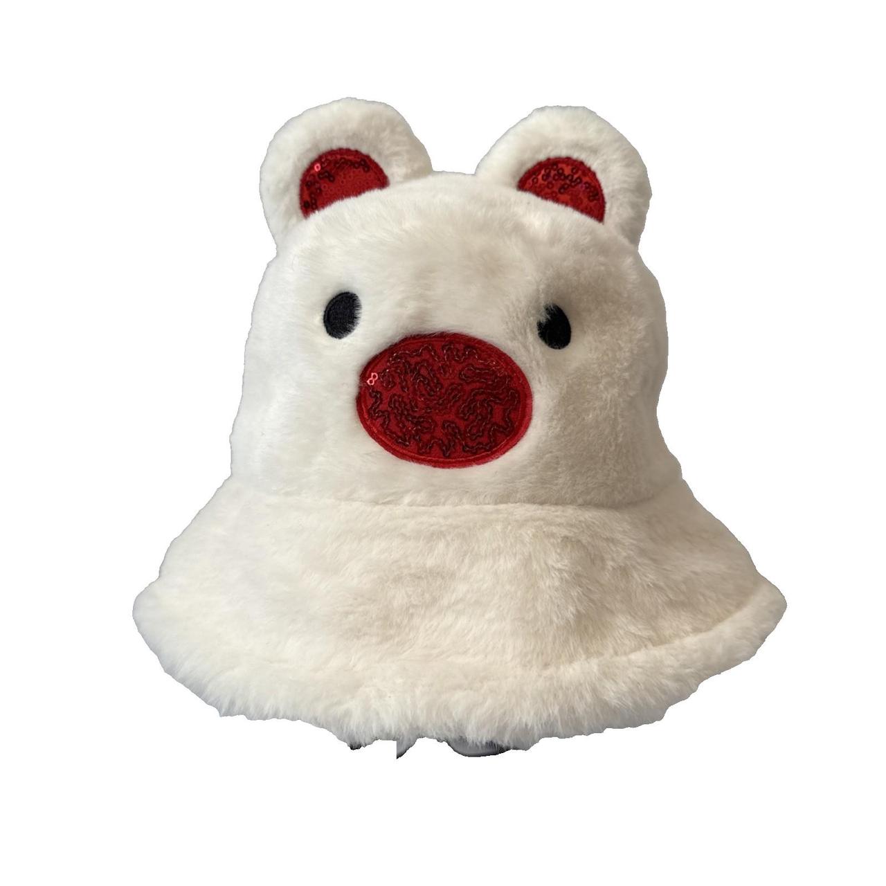 Source Unknown Men's Bucket hats - White/Red – Fa… - image 1