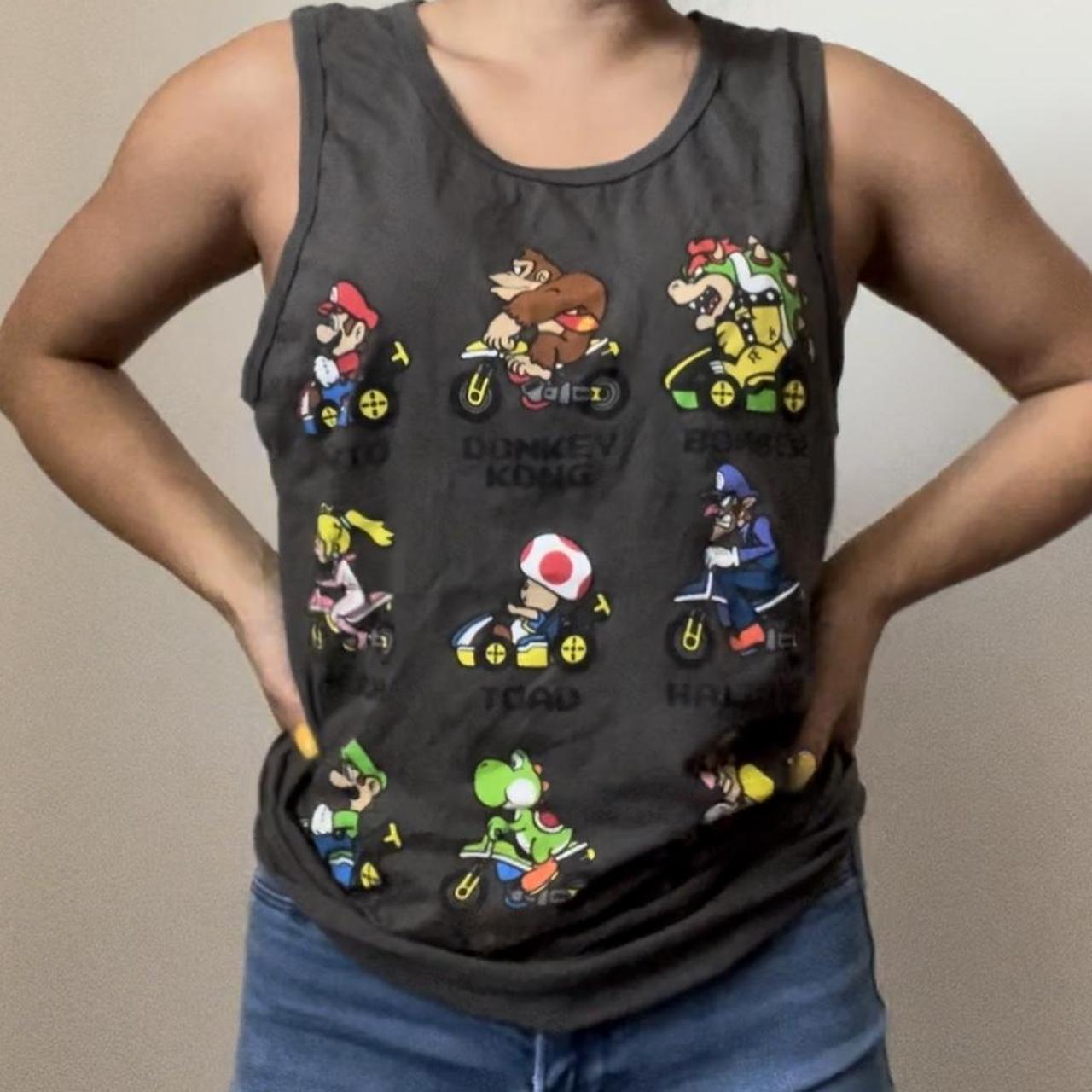 Mario Kart tank top Purchased from thrift store tag... Depop