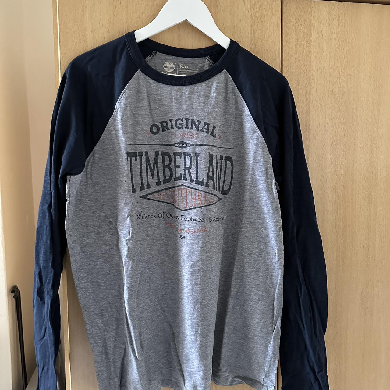 Timberland Slub Baseball Jersey Long sleeve Size... Depop