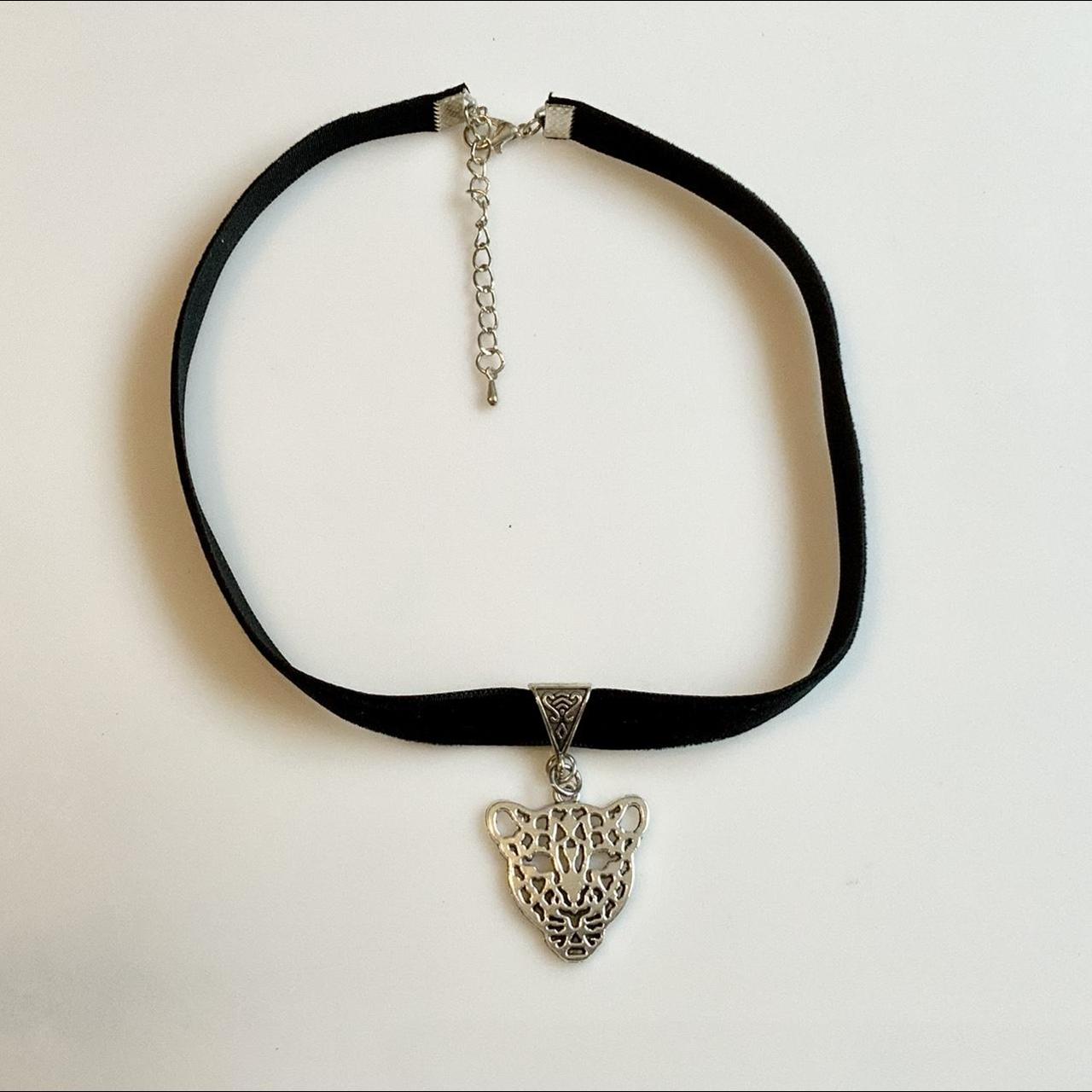 Leopard hot sale choker necklace