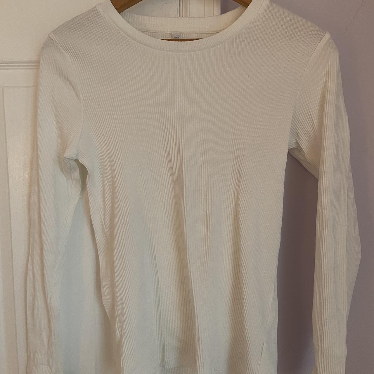 Muji Basics Long Sleeve Top #muji #basics #y2k... - Depop