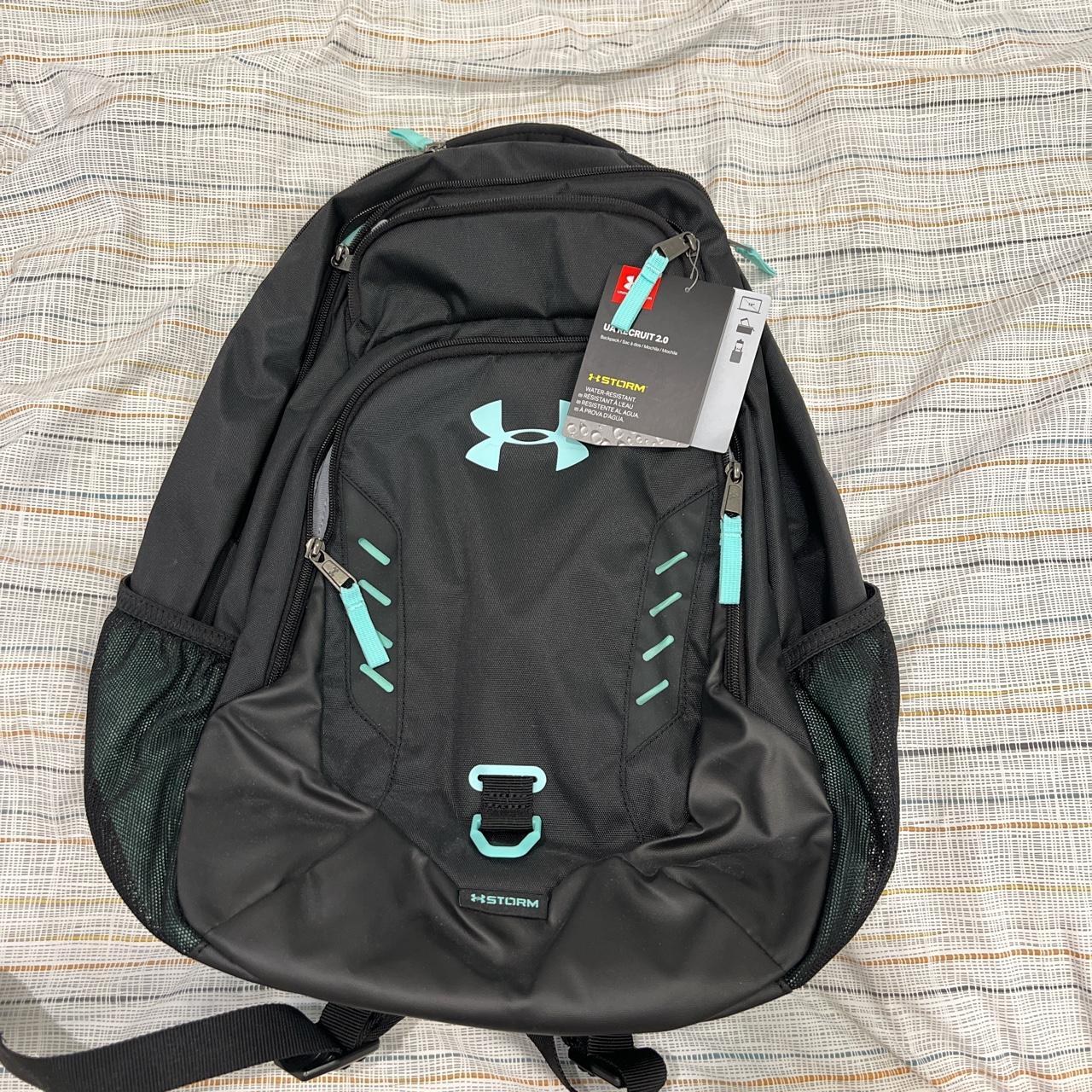 New Under Armour Storm Recruit Backpack Teal/Black/White