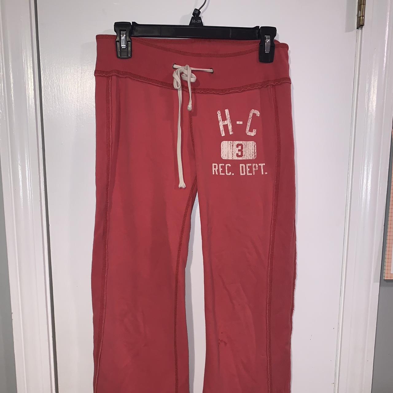 Hollister Womens Sz XS Flared Red Logo Sweatpants Activewear Wide Leg Track  Pant | Red logo, Track pants, Active wear