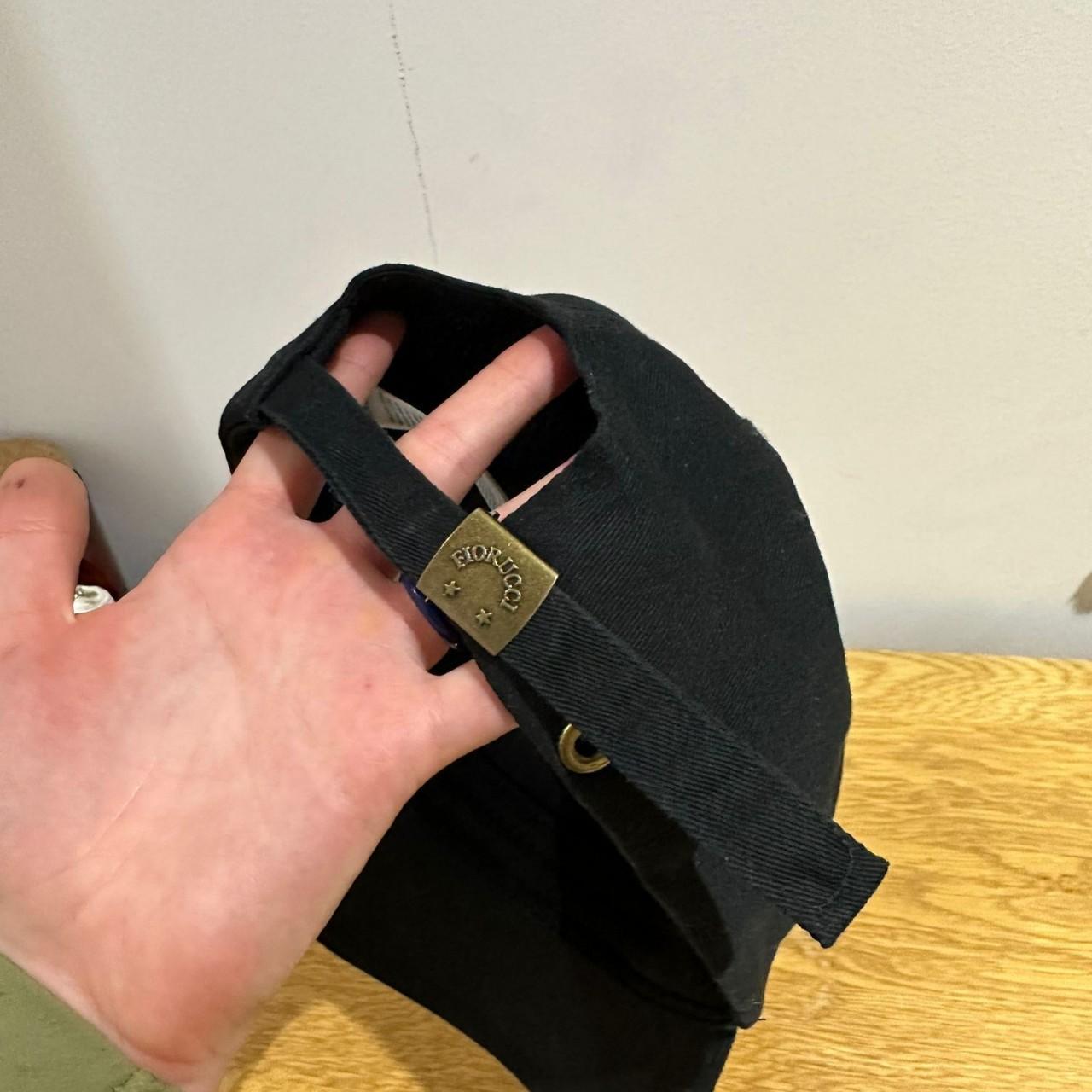 Fiorucci safety jeans baseball cap Black with red... Depop