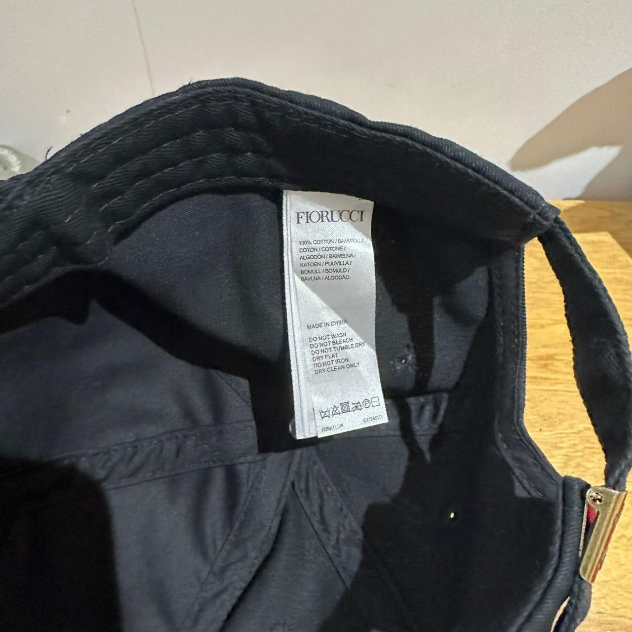 Fiorucci safety jeans baseball cap Black with red... Depop