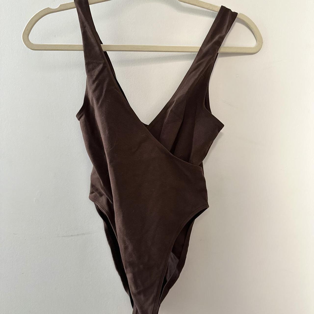 Chocolate brown bodysuit deals