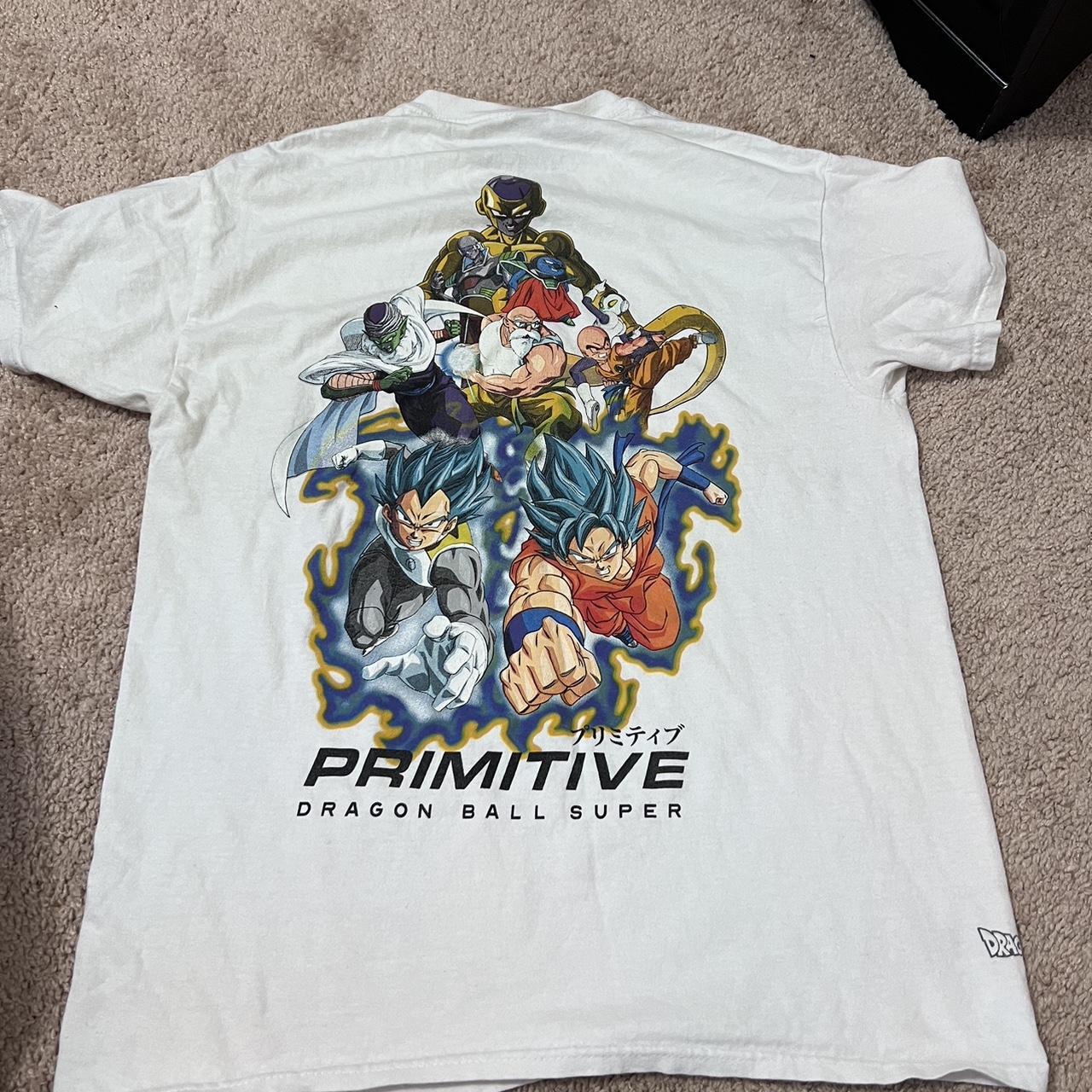 Primitive dragon ball z tee size medium light Depop