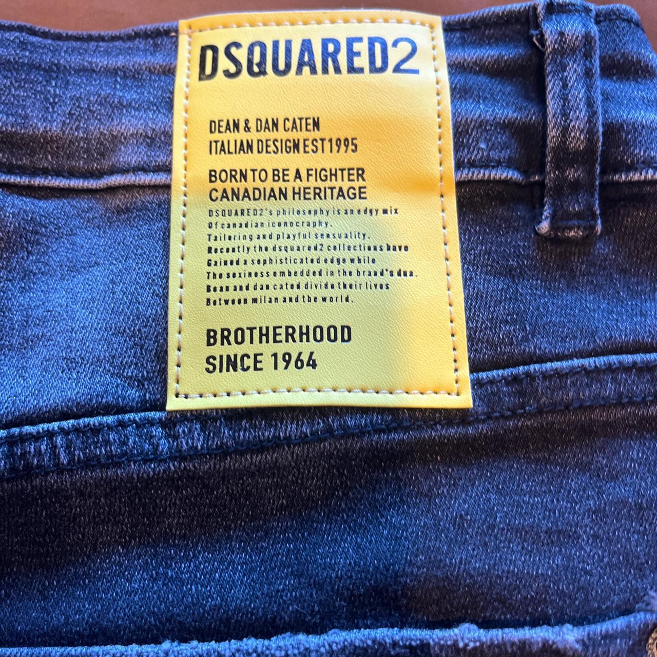 Dsquared black skinny jeans with paint splatter I’ve... - Depop