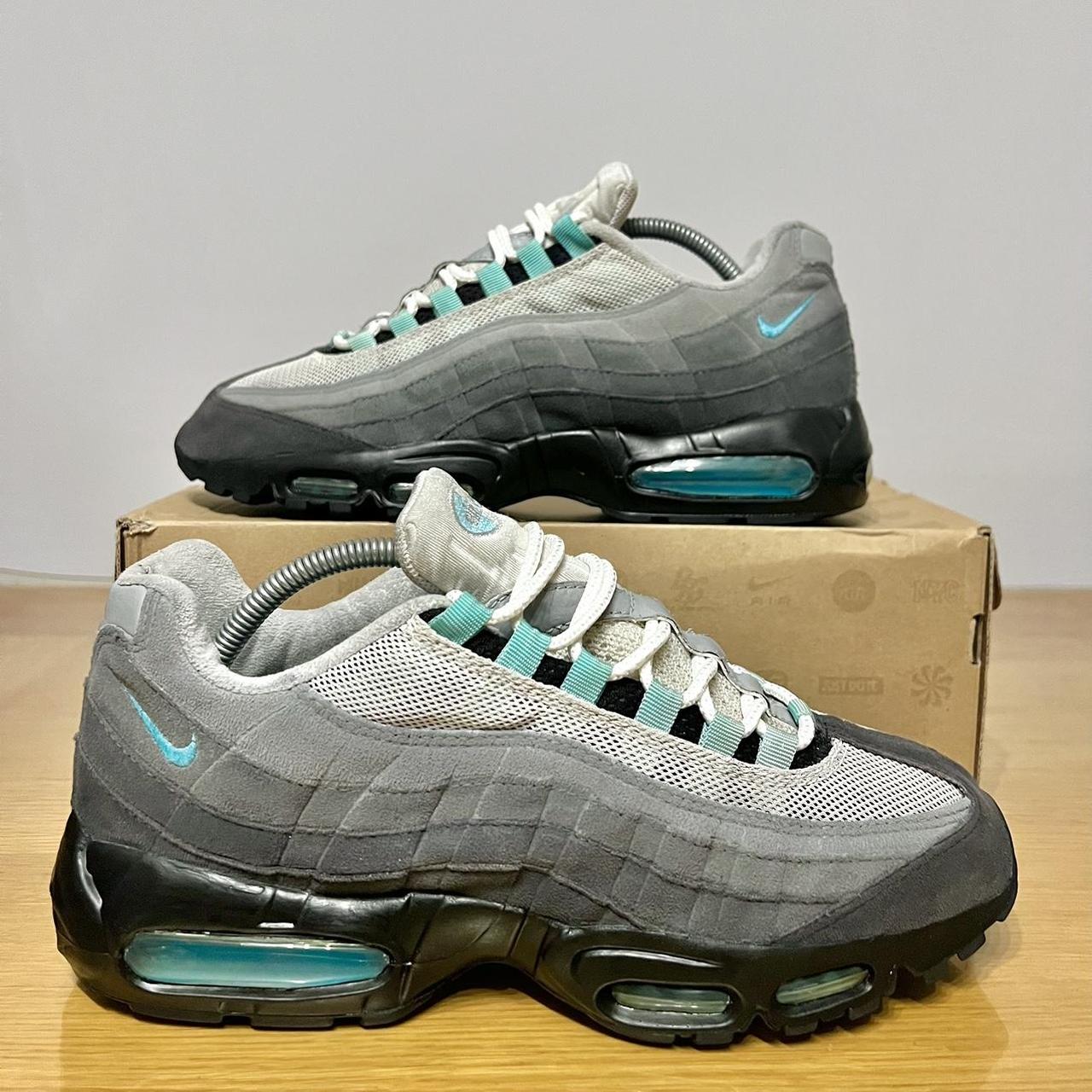 NIKE AIR MAX 95 SC POOL BLUE 1998 UK 9.5 RARE. Depop