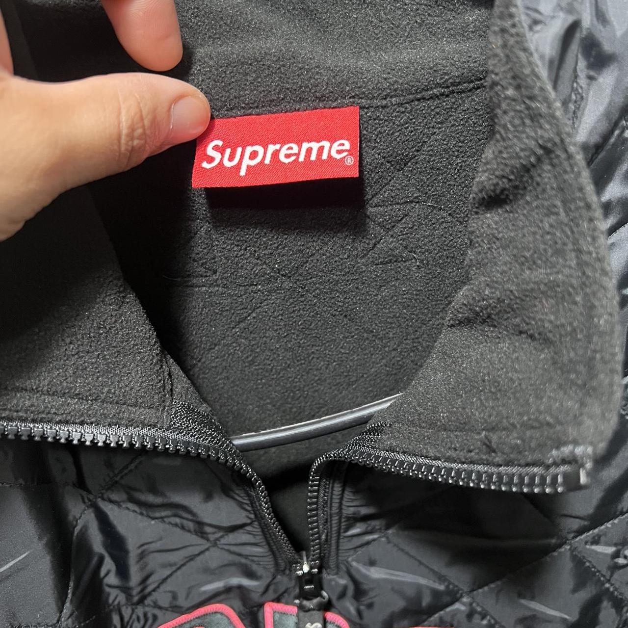 Supreme Arc Half Zip Fleece Pullover Black