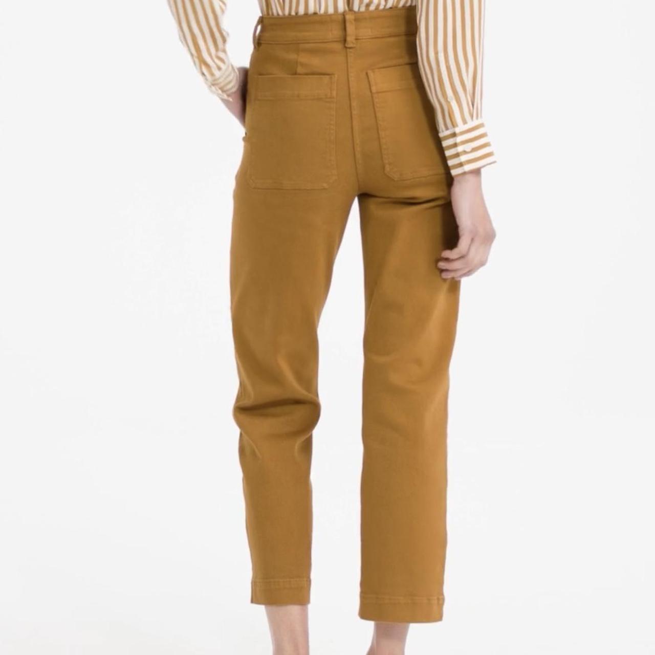 Everlane straight leg crop golden brown hotsell