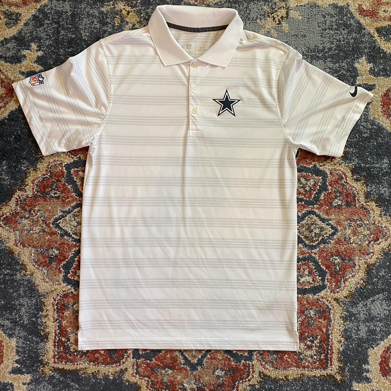 Nike Dri-Fit NFL DALLAS COWBOYS Franchise Polo Shirt - Depop