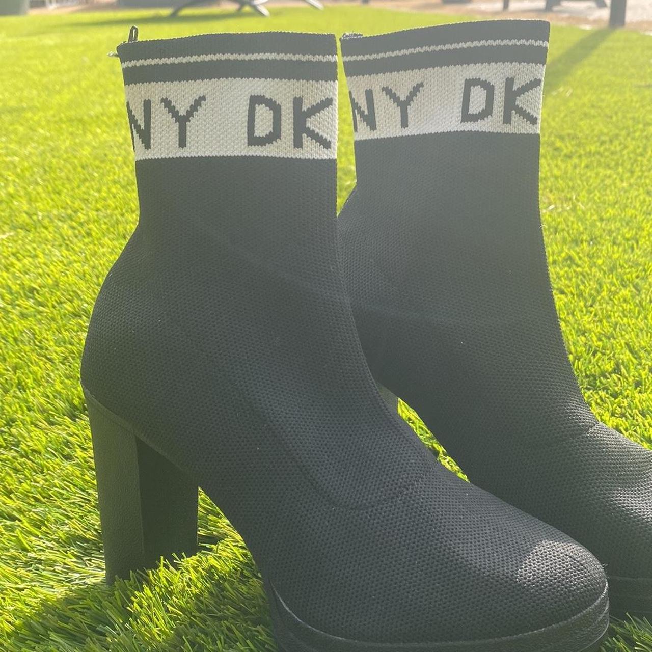 DKNY Knitted Boots 🥵 She’s a comfort fit for a night... - Depop