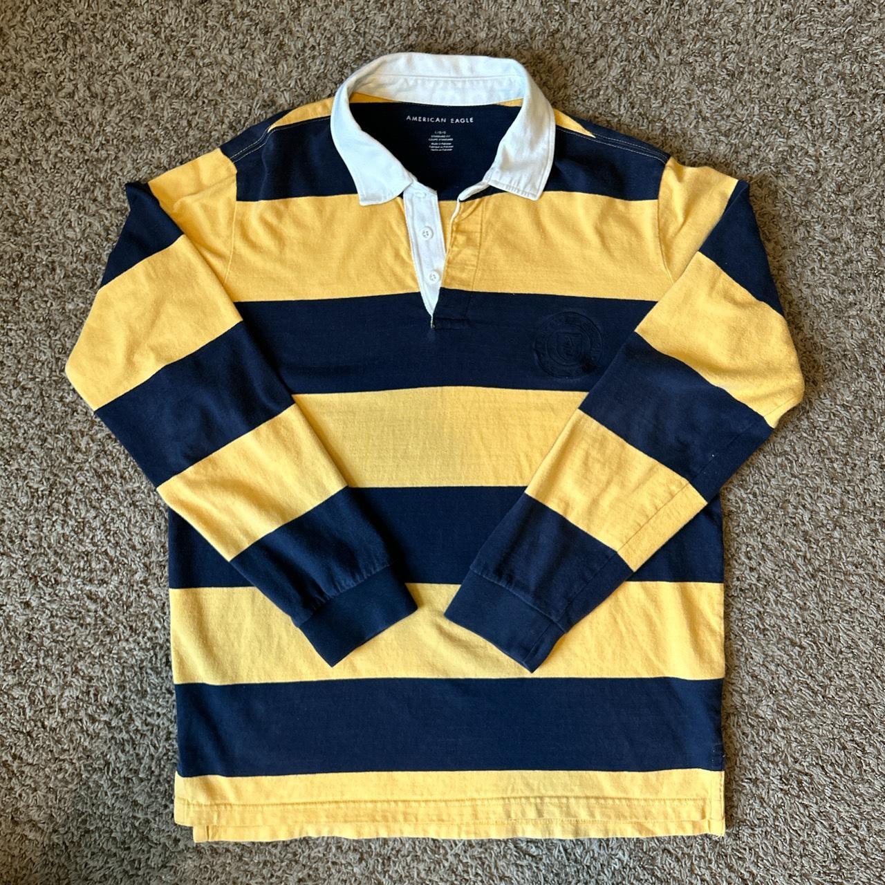 Men’s American Eagle Rugby Shirt size L Depop