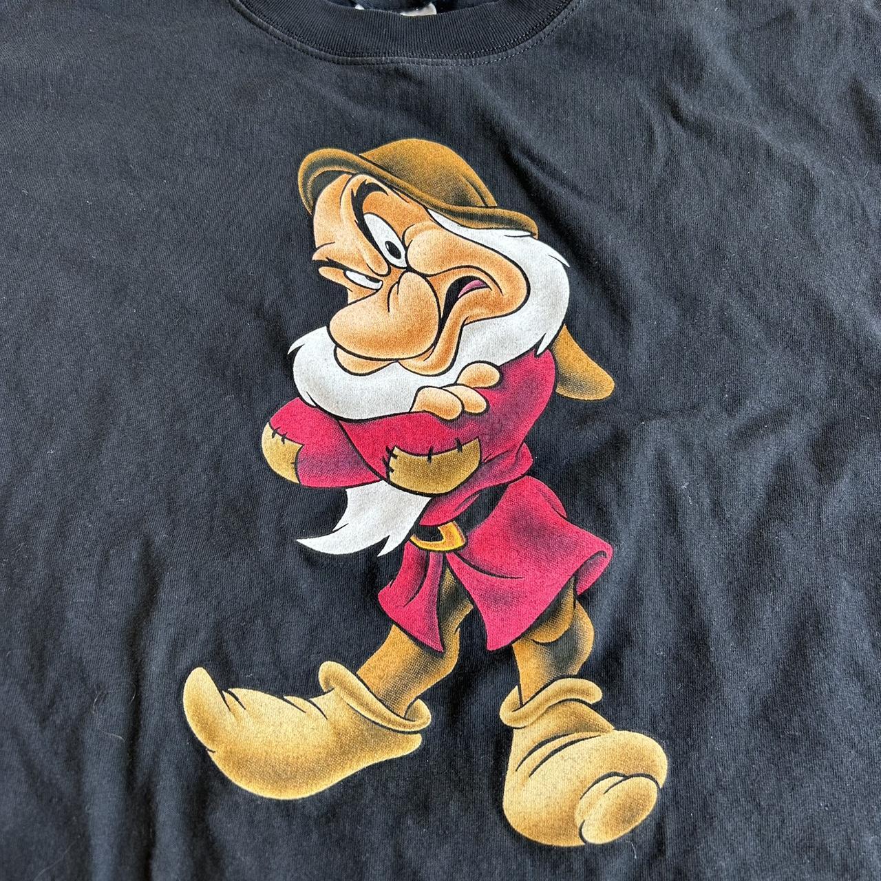 Mickey and Goofy Disney shirt two tone split, paint - Depop