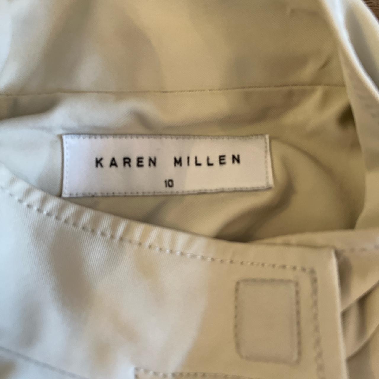 Karen Millen Women's Cream Jacket | Depop