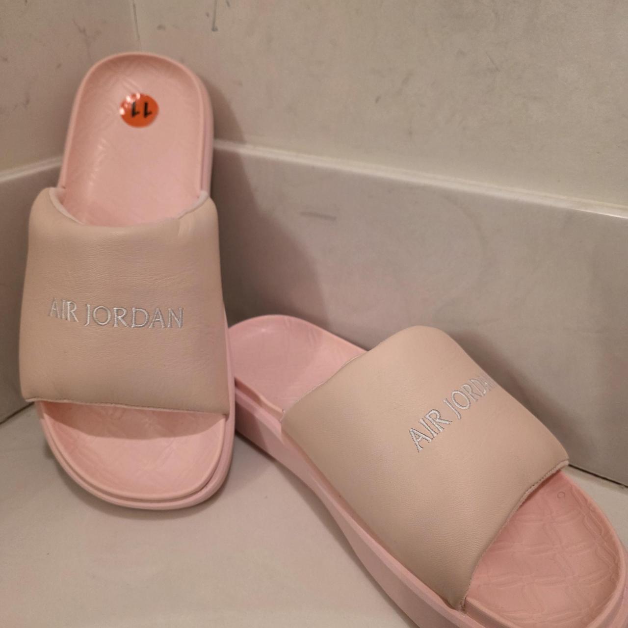 jordan pink slides