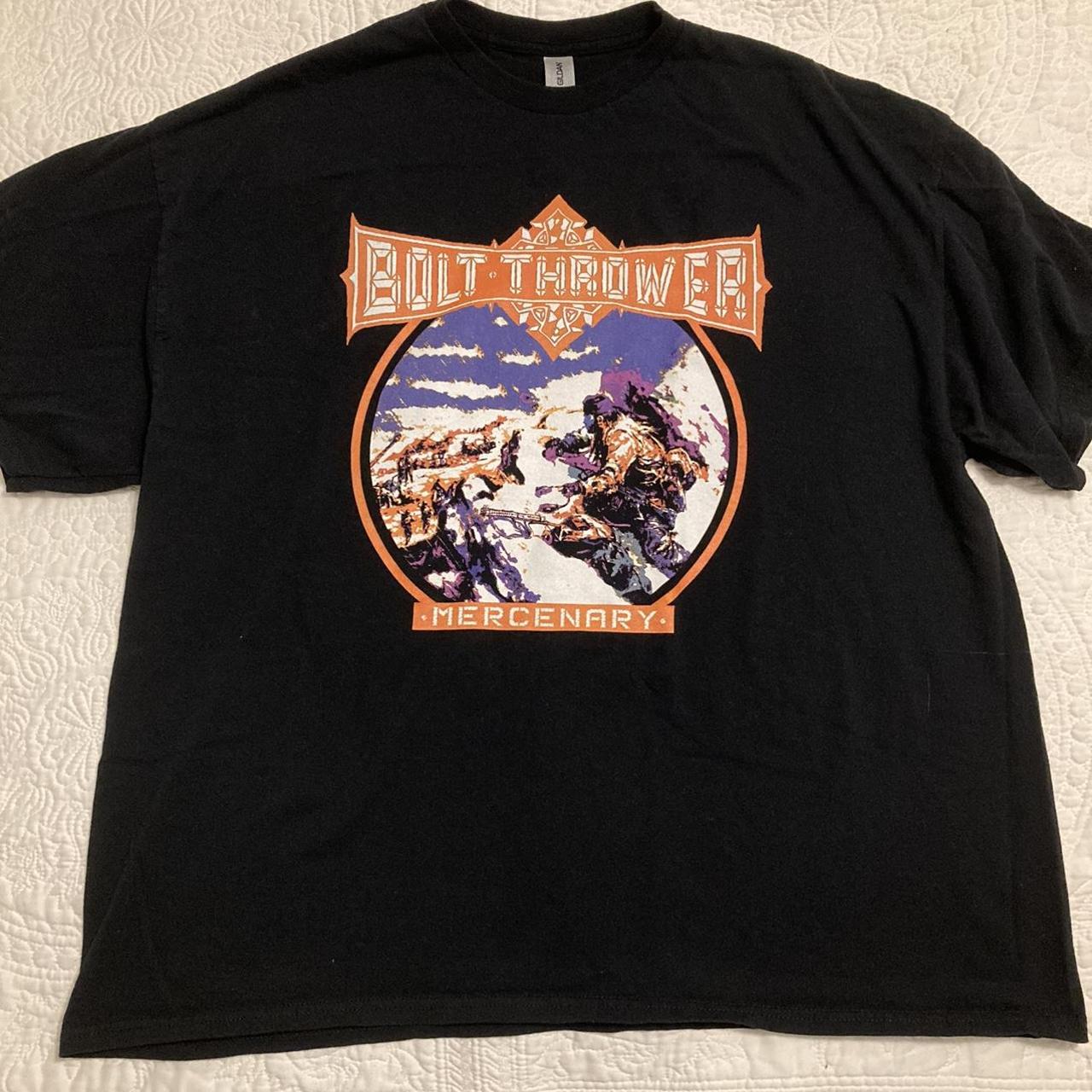 Bolt Thrower Mercenary t-shirt size 2XL. Bootleg of... - Depop