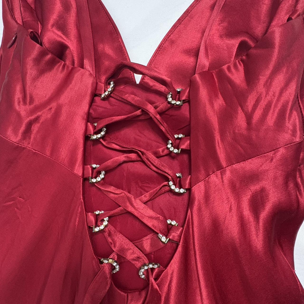 Cache Women's A-line Dress - Red - S – Cache Gown… - image 4