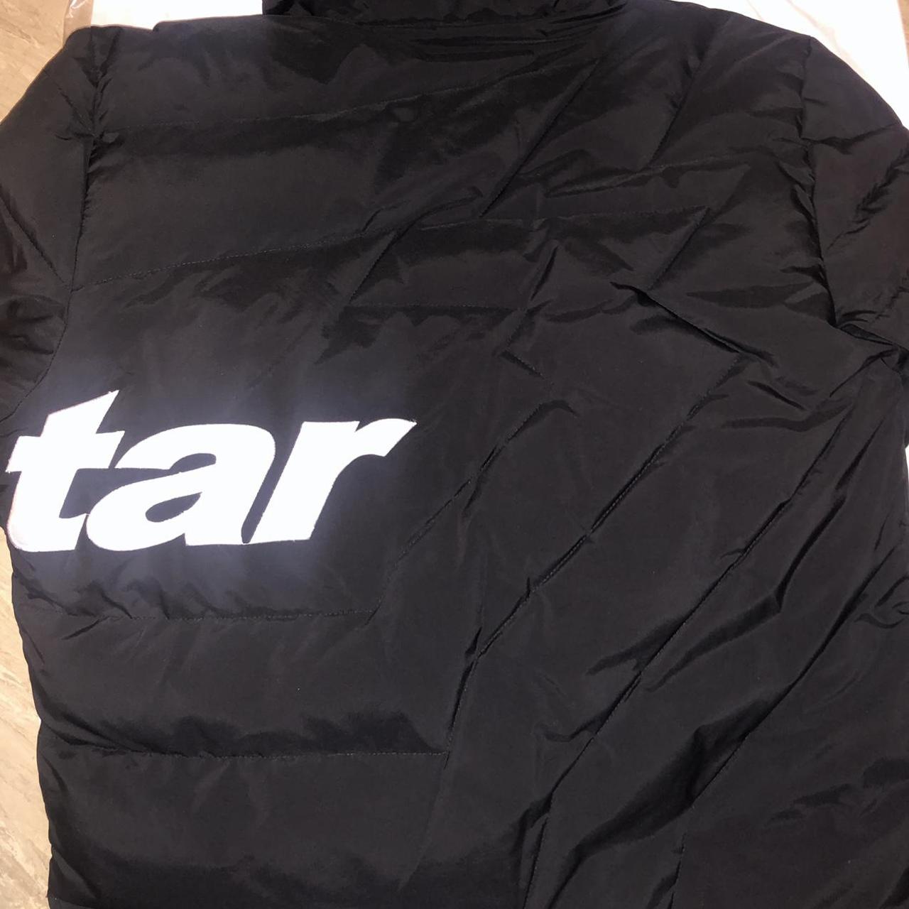 Hyperdrive Hooded Puff Puffer Black/White Trapstar... Depop