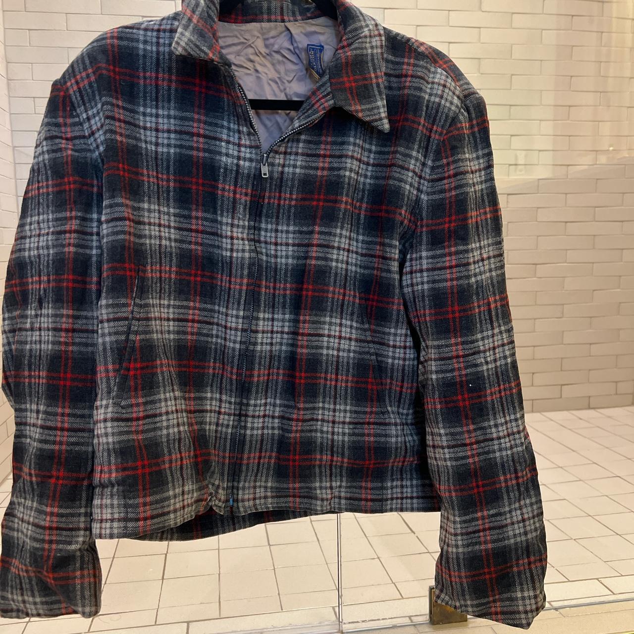 Pendleton Women's Wool Jacket - Burgundy/Grey - S… - image 1