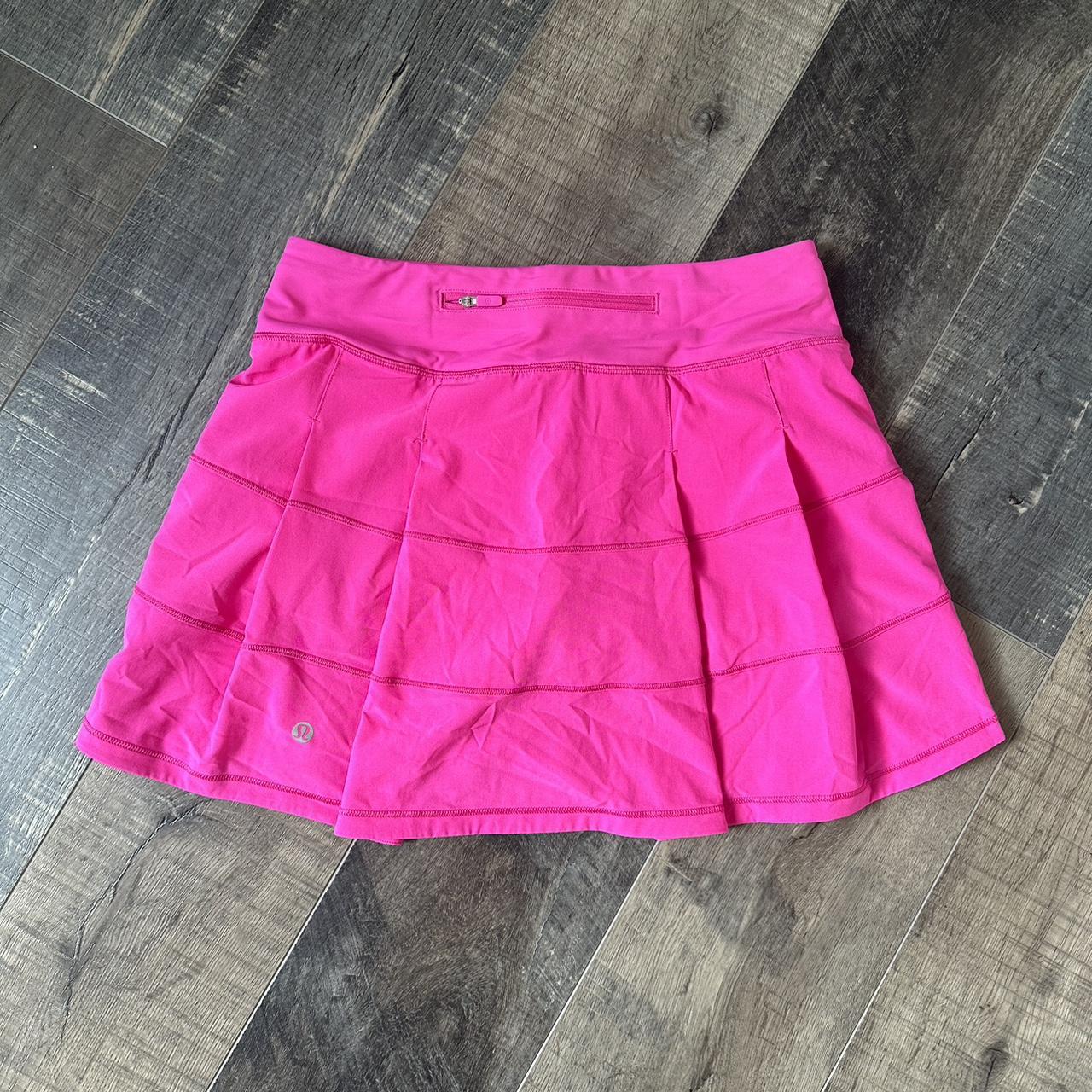 Lululemon Women's Pink Skirt Depop