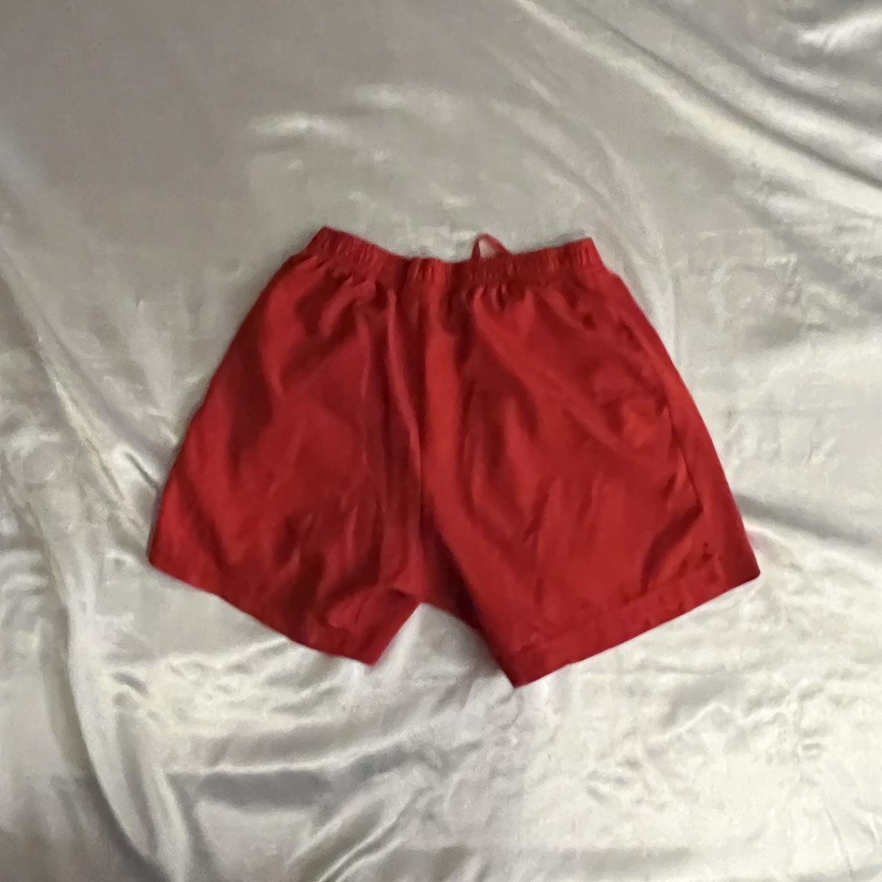 Gymshark Men's Red Shorts Depop