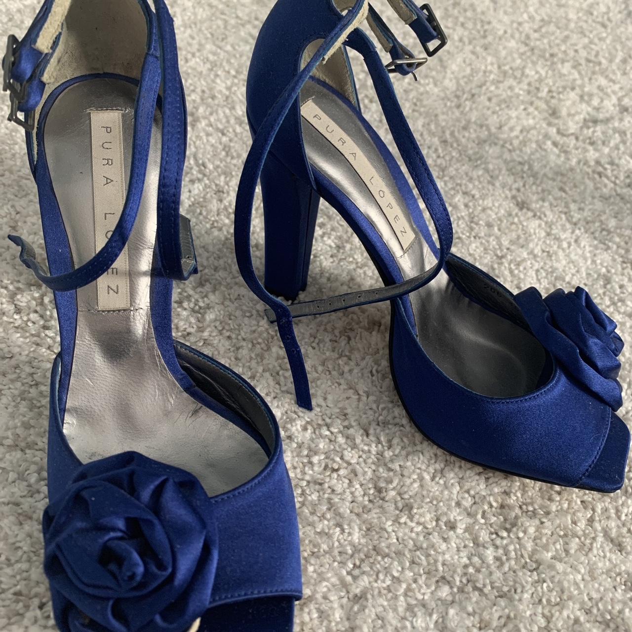 Shoes Woman Blue Color Wedding | Wedding Navy Blue Shoes Women - 22 Colors  Womens - Aliexpress