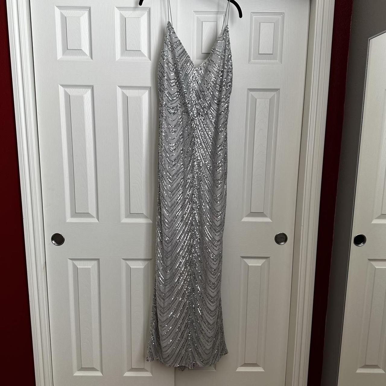 Macy's silver hot sale dress