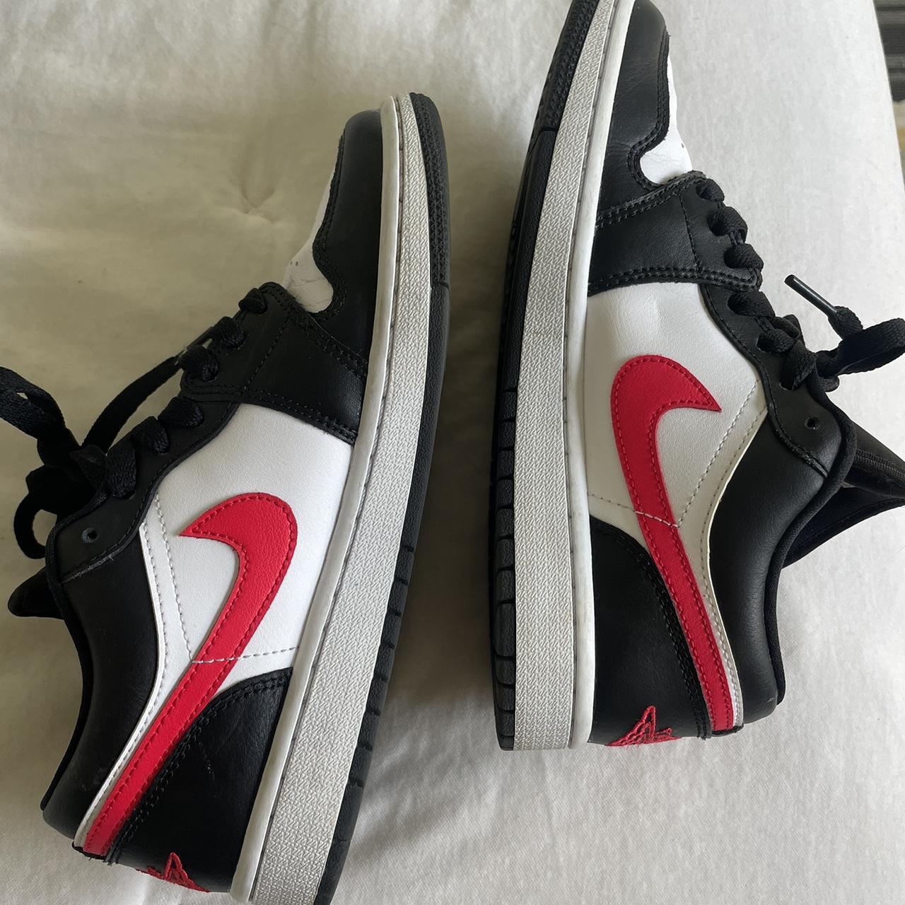 classic red white and black jordans