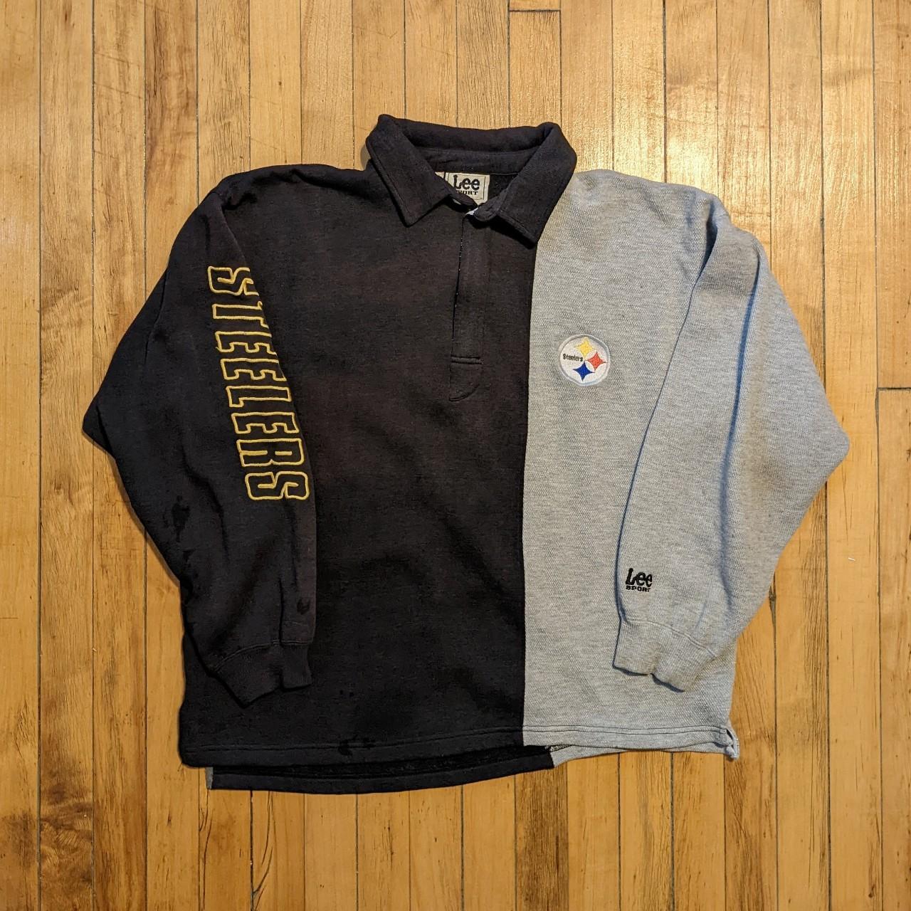 pittsburgh steelers quarter zip sweatshirt