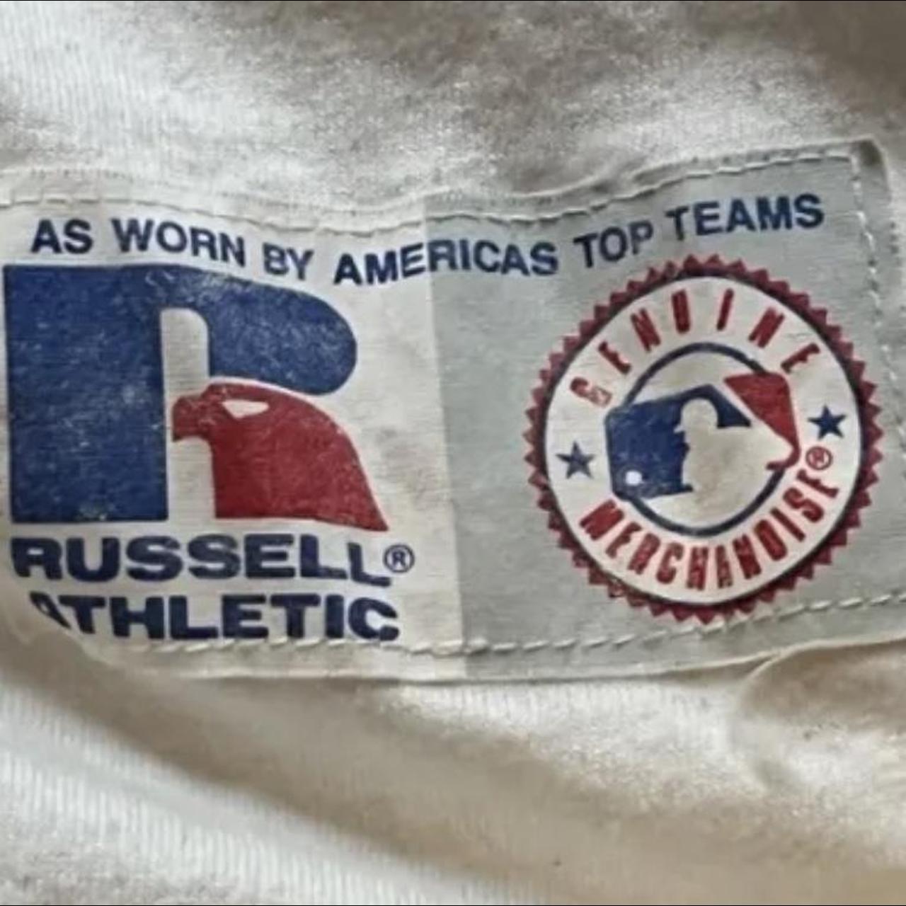 Vintage 80s Russell Athletic MLB Atlanta Braves - Depop