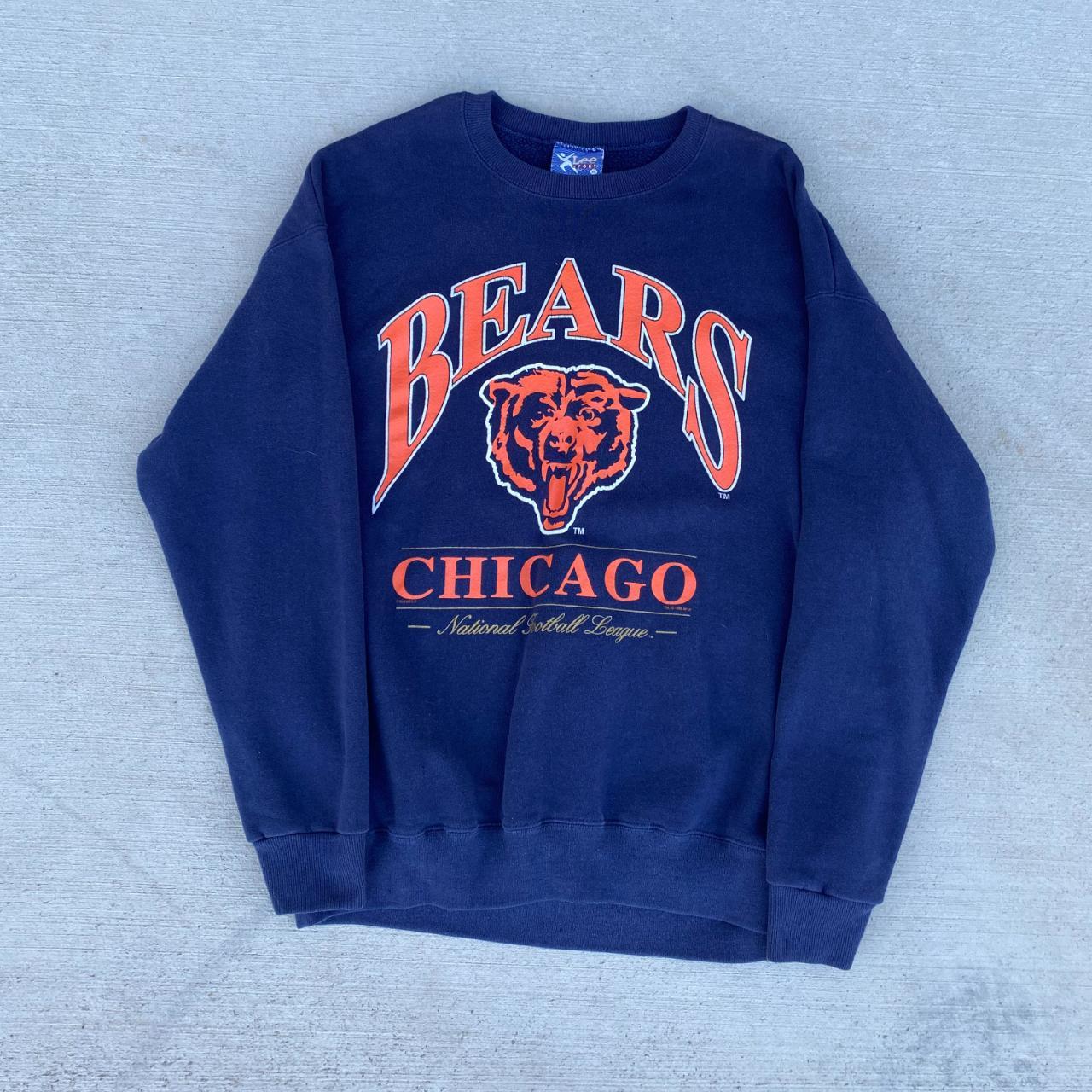 Vintage 90s 1996 Chicago Bears Hoodie Size L. The - Depop