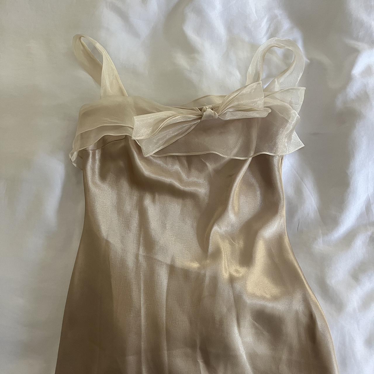 daniel yam pearl gown vintage perfect condition - Depop