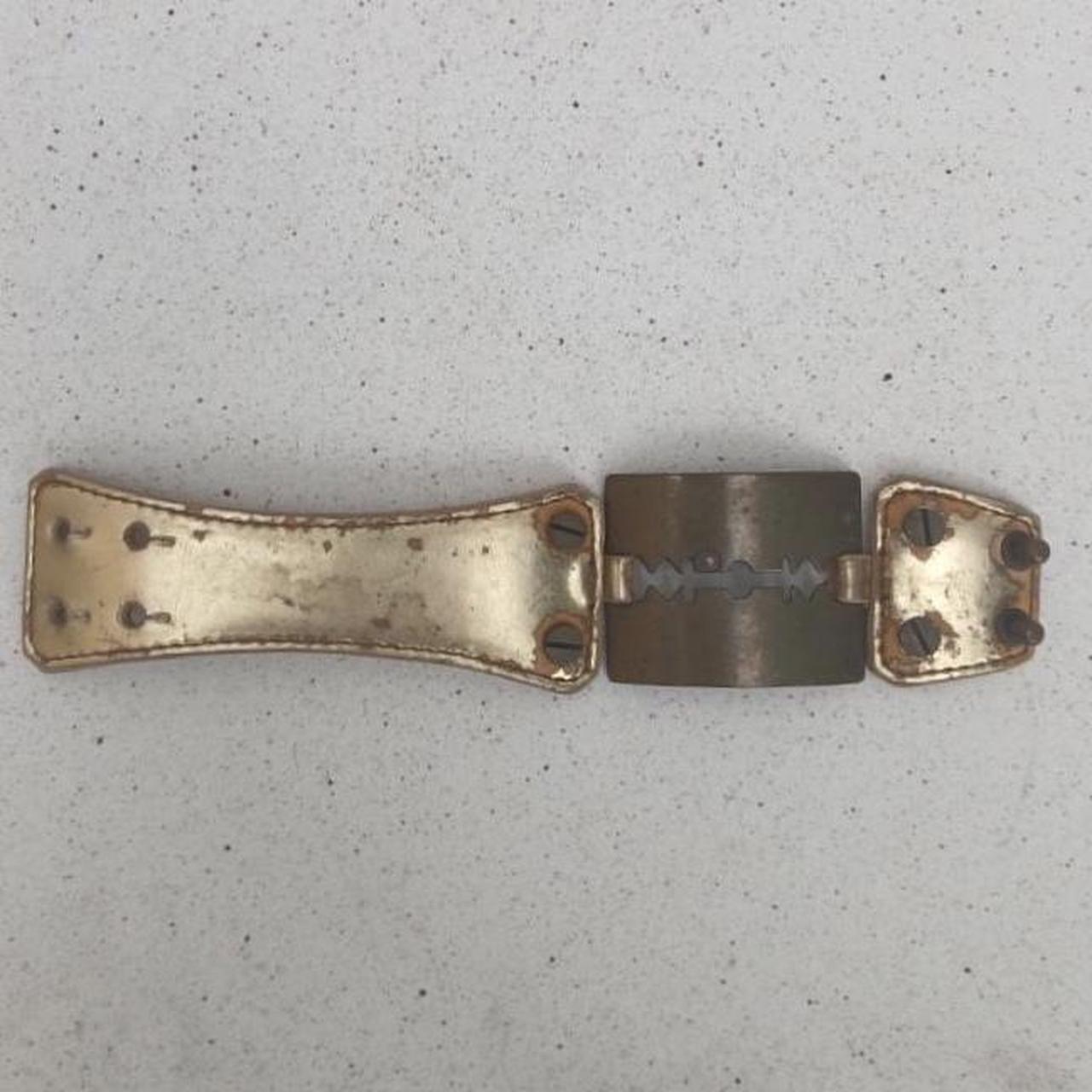 ALEXANDER MCQUEEN razor blade bracelet vintage... - Depop