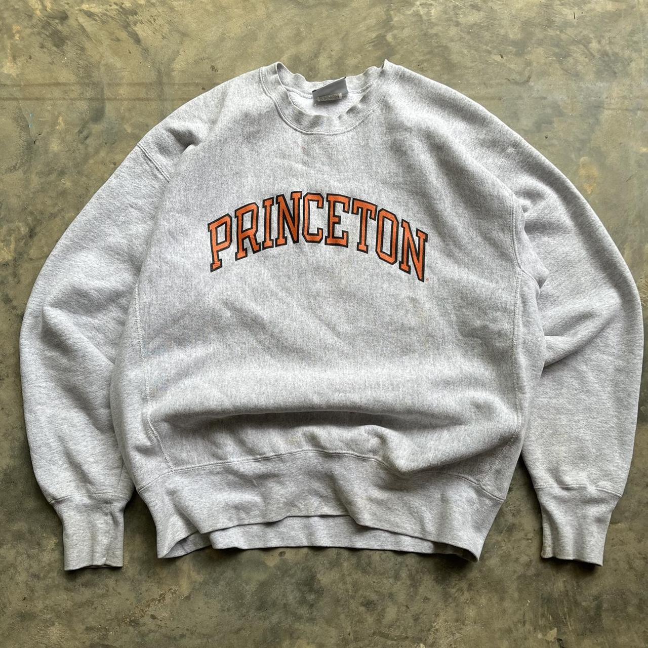 Vintage Princeton Reverse Weave Sweatshirt -super... - Depop