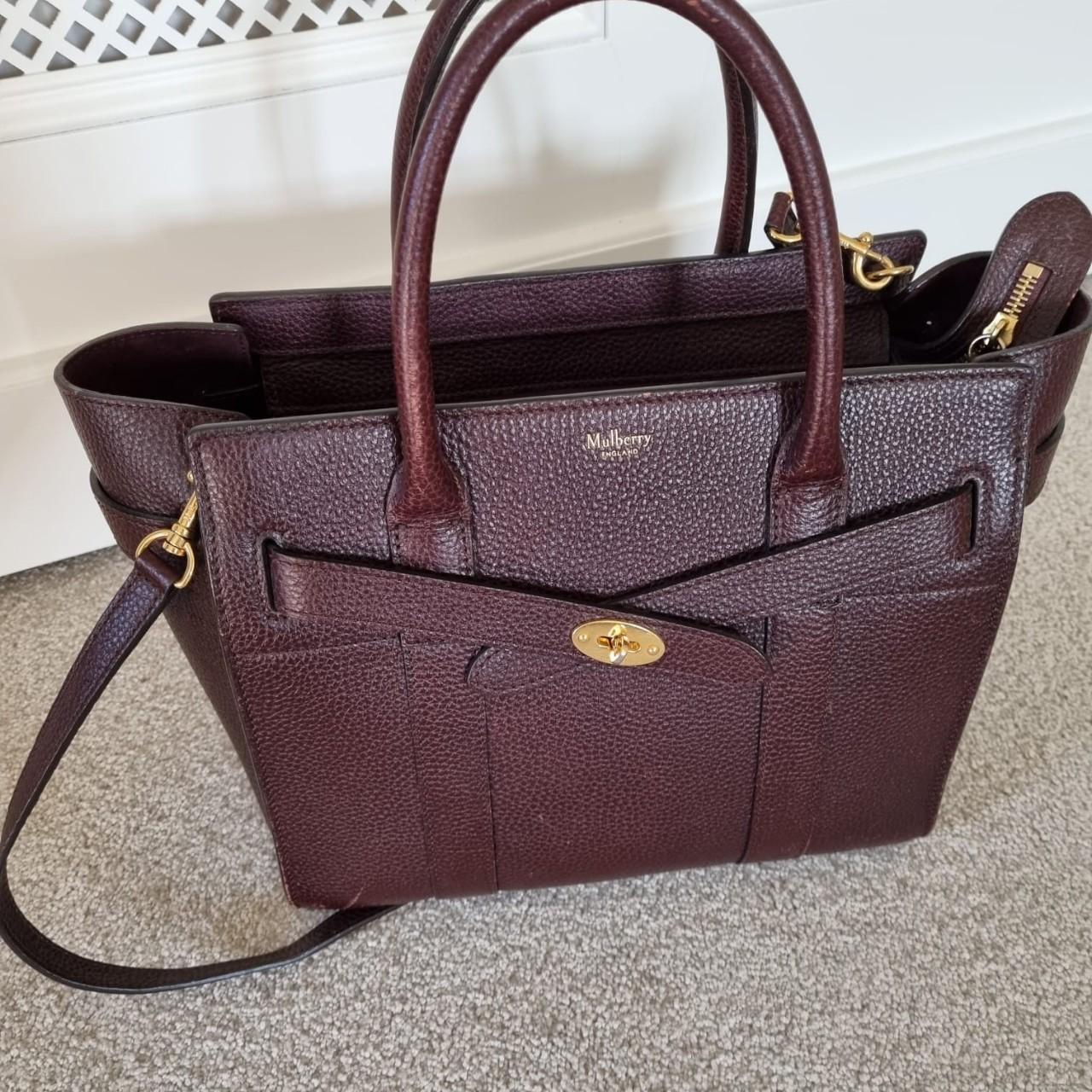 Oxblood Mulberry Mulberry Oxblood Small Zipped Bayswater Bag