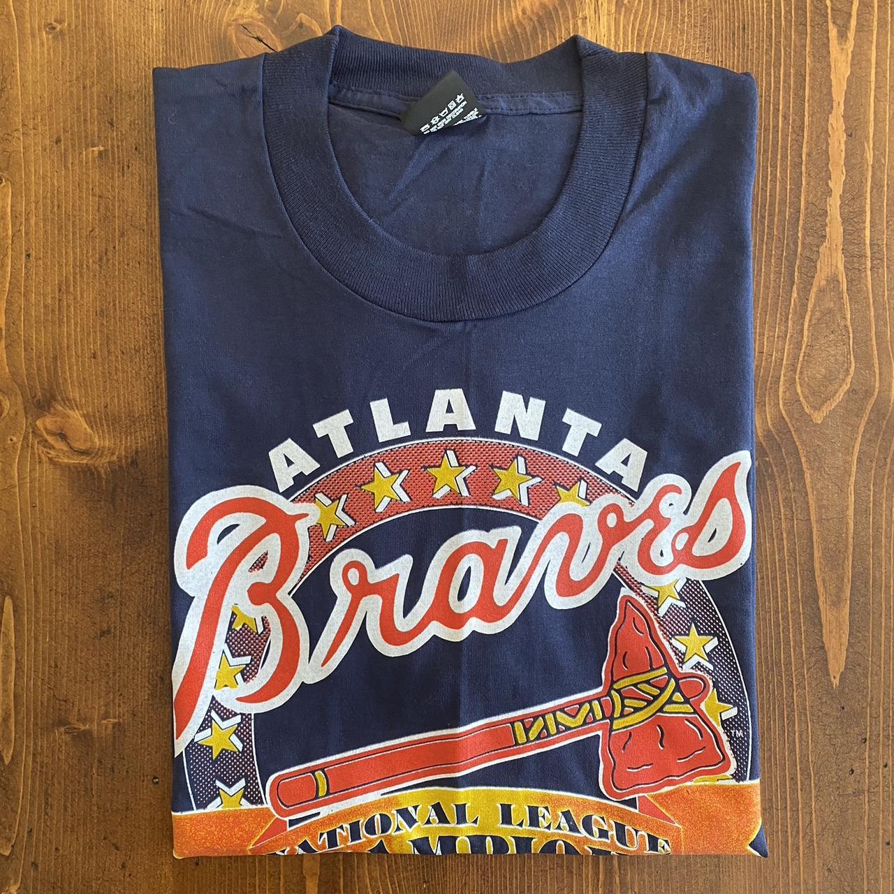 Vintage 90s Atalanta Braves 1992 World Series Shirt 