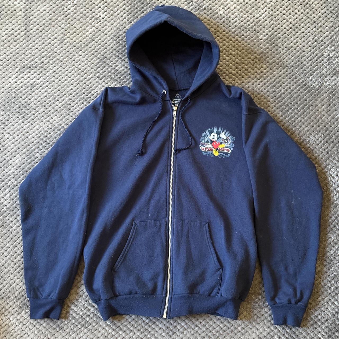 Disney Men's Hoodie Navy M – Disneyland California Adventure
