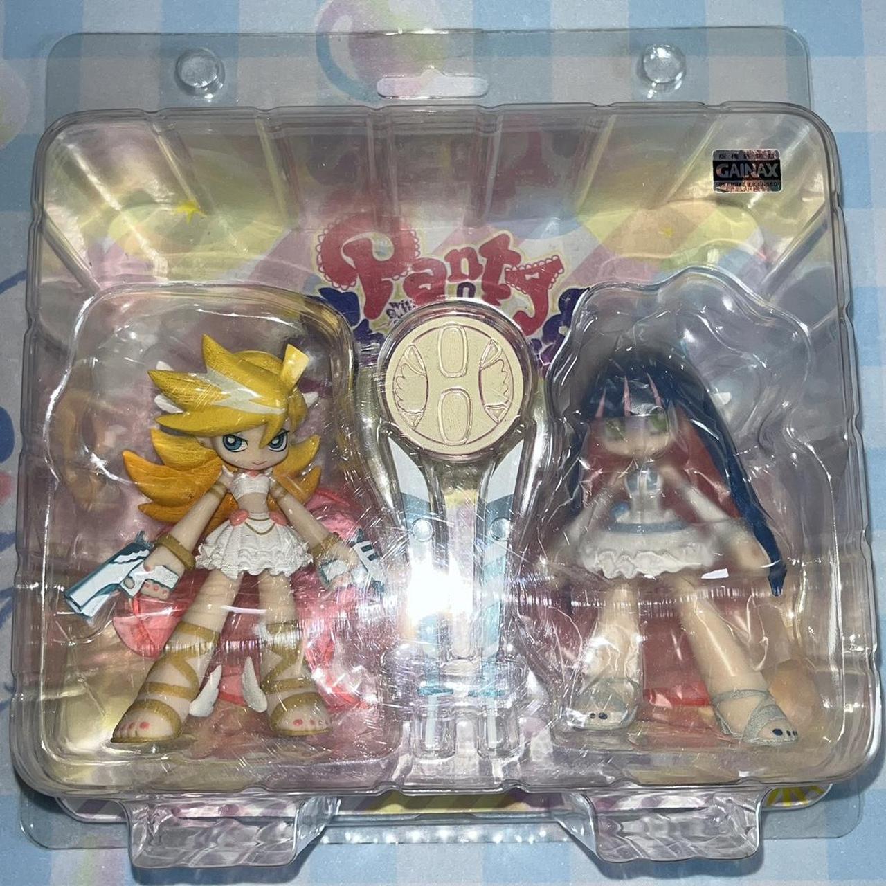 panty and stocking anime figures used, excellent... - Depop