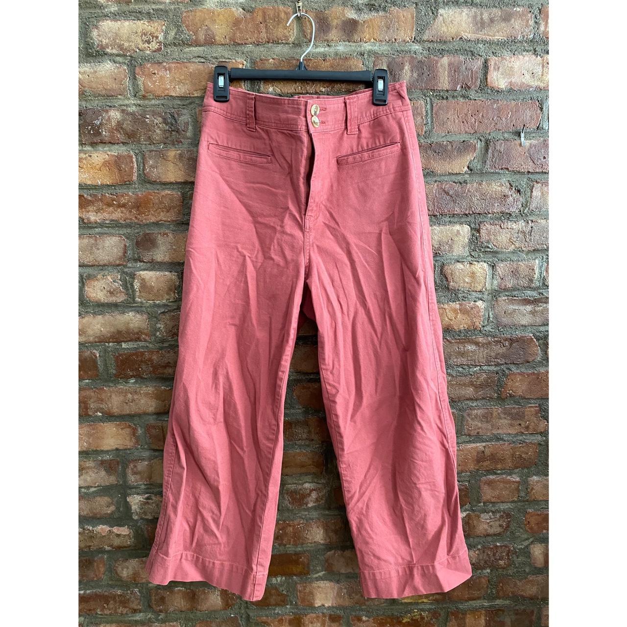 A New Day Women's Red Trousers Depop
