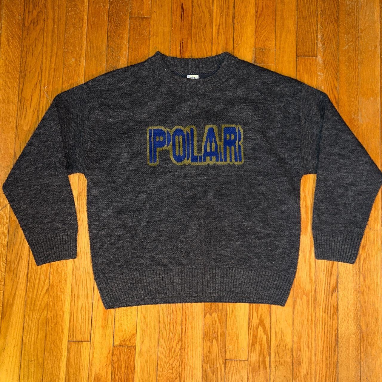 Polar skate co knit sweater. Size medium. Goes great... - Depop