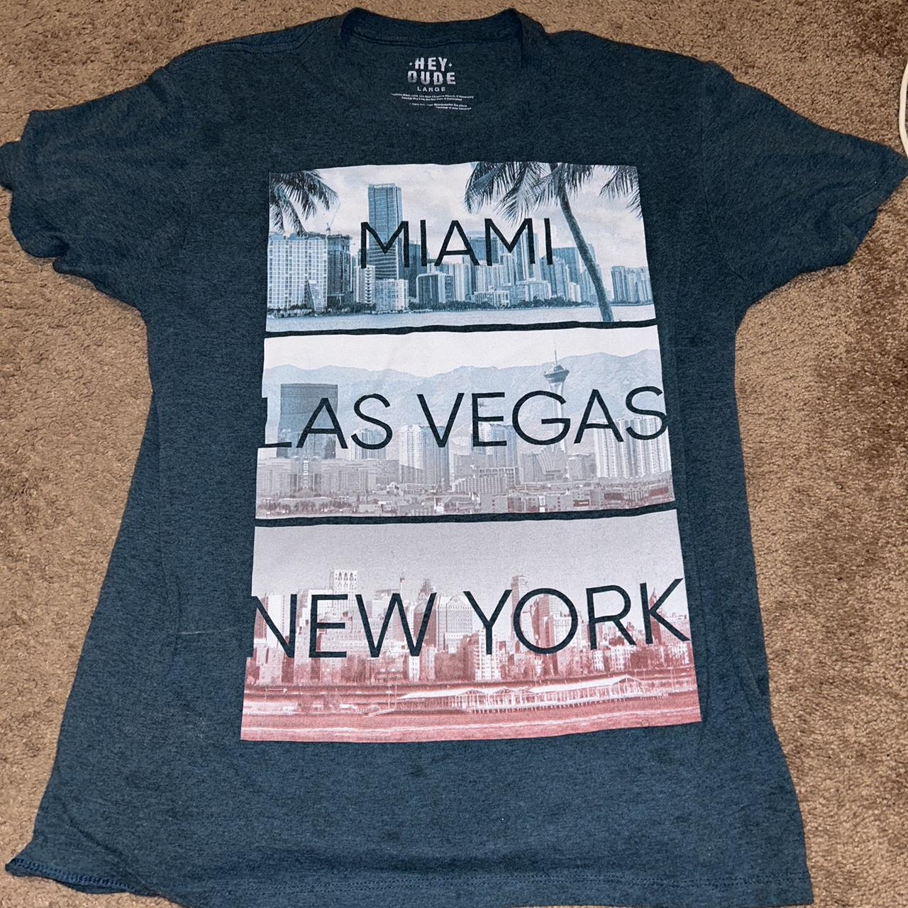 “Hey Dude” Tee , Miami. Las Vegas. New York. simple...