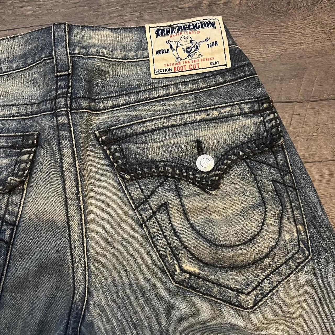 True Religion bootcut / flares Size 30 minor flaw by... - Depop