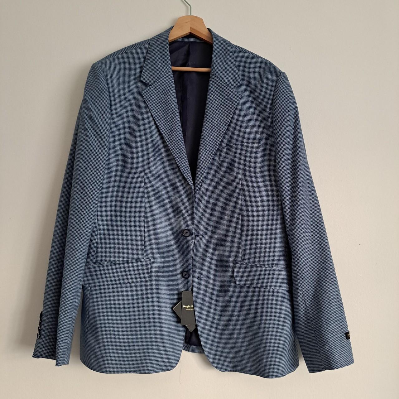 DOUGLAS HAYWARD MAYFAIR THREE PIECE SUIT IN BLUE... - Depop