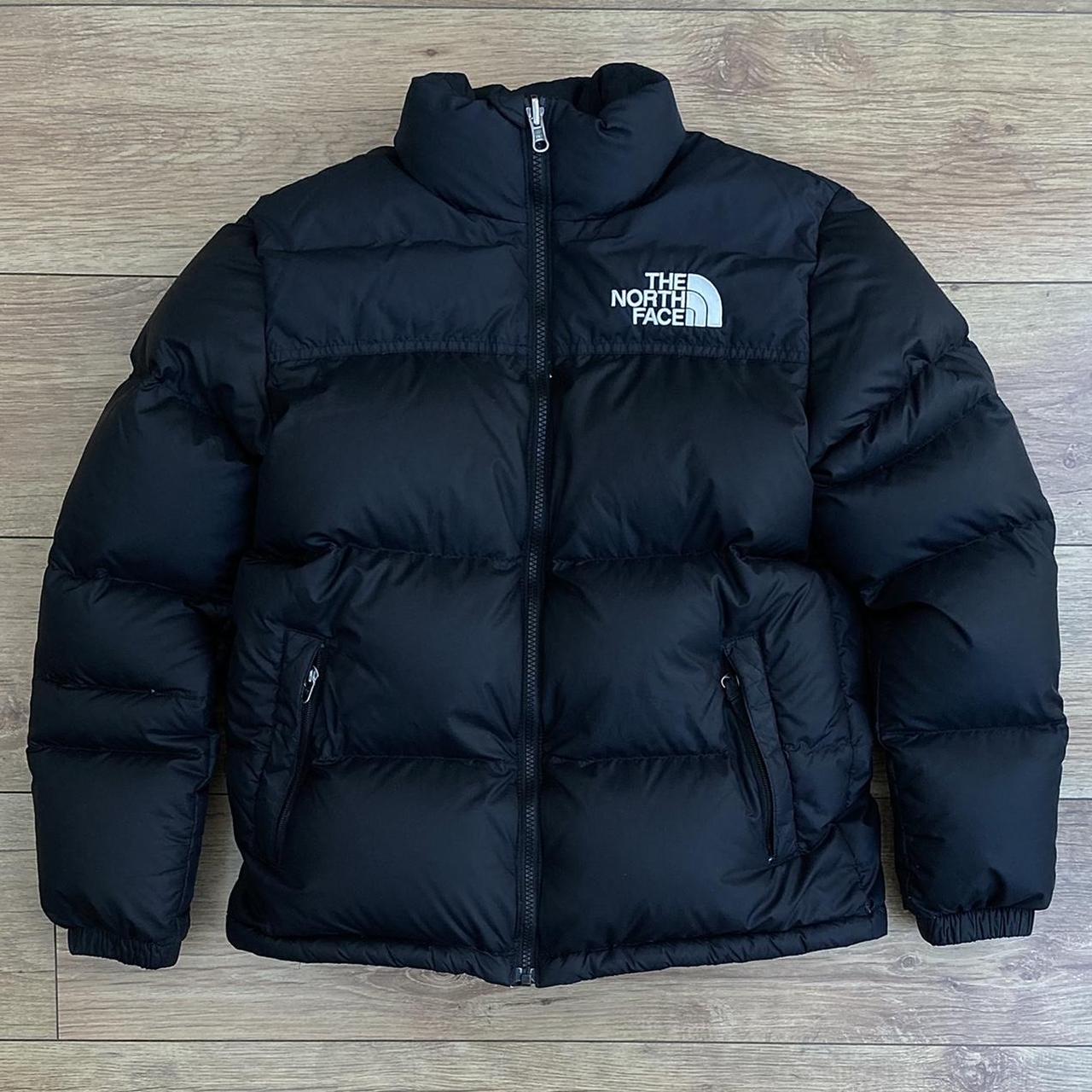 The North Face Nuptse Puffer jacket Black 700 Youth... - Depop