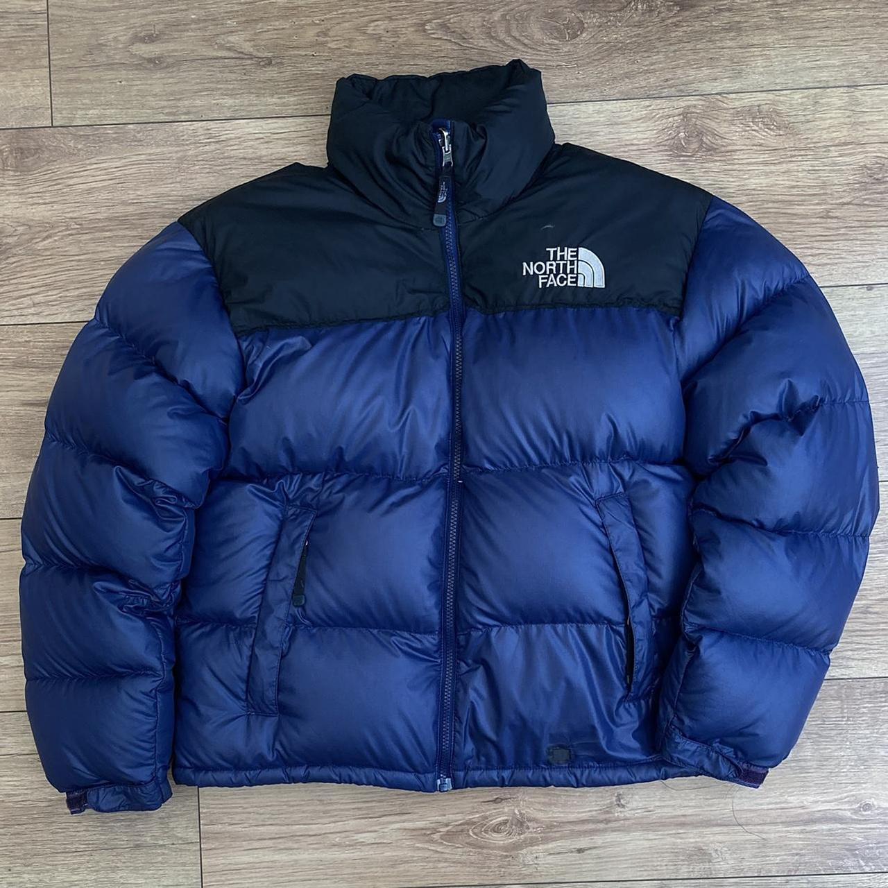 The North Face Nuptse Puffer jacket Navy 700 Mens -... - Depop